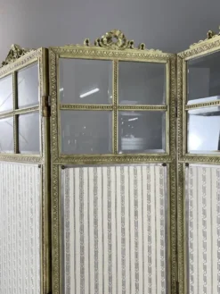 Paravent à 5 feuilles de style Louis XVI, XIXe Siècle
