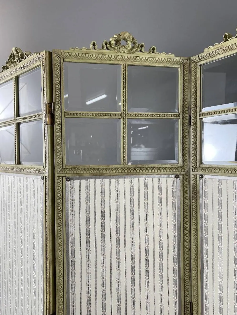 Paravent à 5 feuilles de style Louis XVI, XIXe Siècle