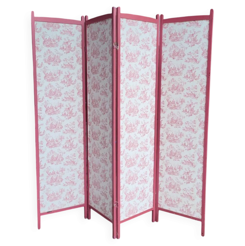 Paravent 4 feuilles en bois