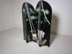 Paravent français en quatre panneaux par Fournier Decoration Paris, années 1980.