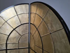 Paravent français en quatre panneaux par Fournier Decoration Paris, années 1980.