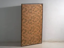 Paravent japonais ancien à deux feuilles avec collage de peintures – Japon, vers 1900