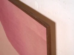 Paravent japonais à deux feuilles en textile teint – Japon, vers 1985