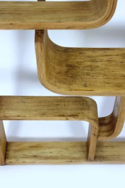 Paravent Mid-Century Modern par L. Volak pour Drevopodnik Holesov, années 1960.