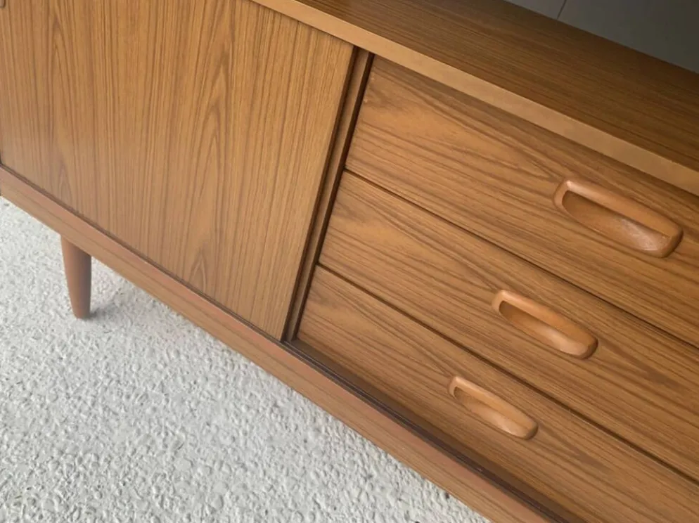 Paravent Mid-Century Modern, unité murale de Schreiber, années 1960.