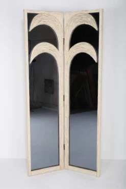 Paravent miroir vivai del sud, italie, années 70