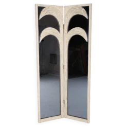 Paravent miroir vivai del sud, italie, années 70