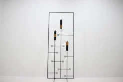 Paravent / Mur en métal de design mid-century, années 1960