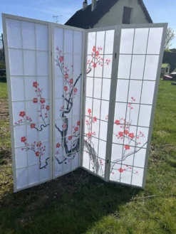 Paravent à 4 panneaux
