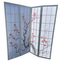Paravent à 4 panneaux