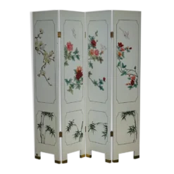 Paravent pliant vintage en pierre dure