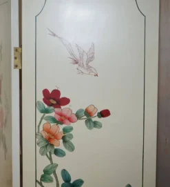 Paravent pliant vintage en pierre dure