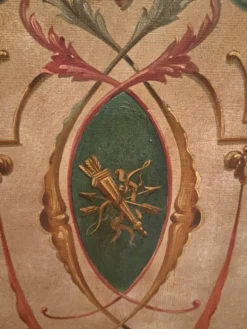 Paravent époque Louis XVI huile sur toiles