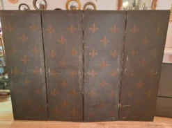 Paravent époque Louis XVI huile sur toiles
