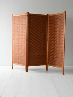 Paravent scandinave en teck Spåna années 1950/60
