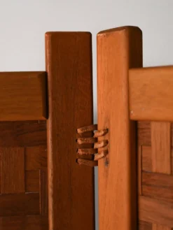 Paravent scandinave en teck Spåna années 1950/60