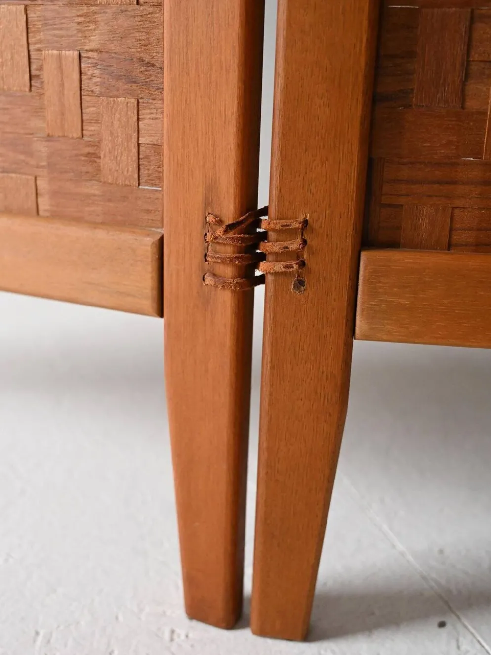 Paravent scandinave en teck Spåna années 1950/60