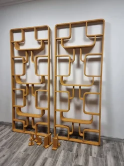 Paravents par Ludvik Volak pour Drevopodnik Holesov, années 1950, ensemble de 2.