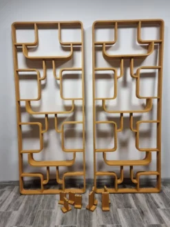 Paravents par Ludvik Volak pour Drevopodnik Holesov, années 1950, ensemble de 2.
