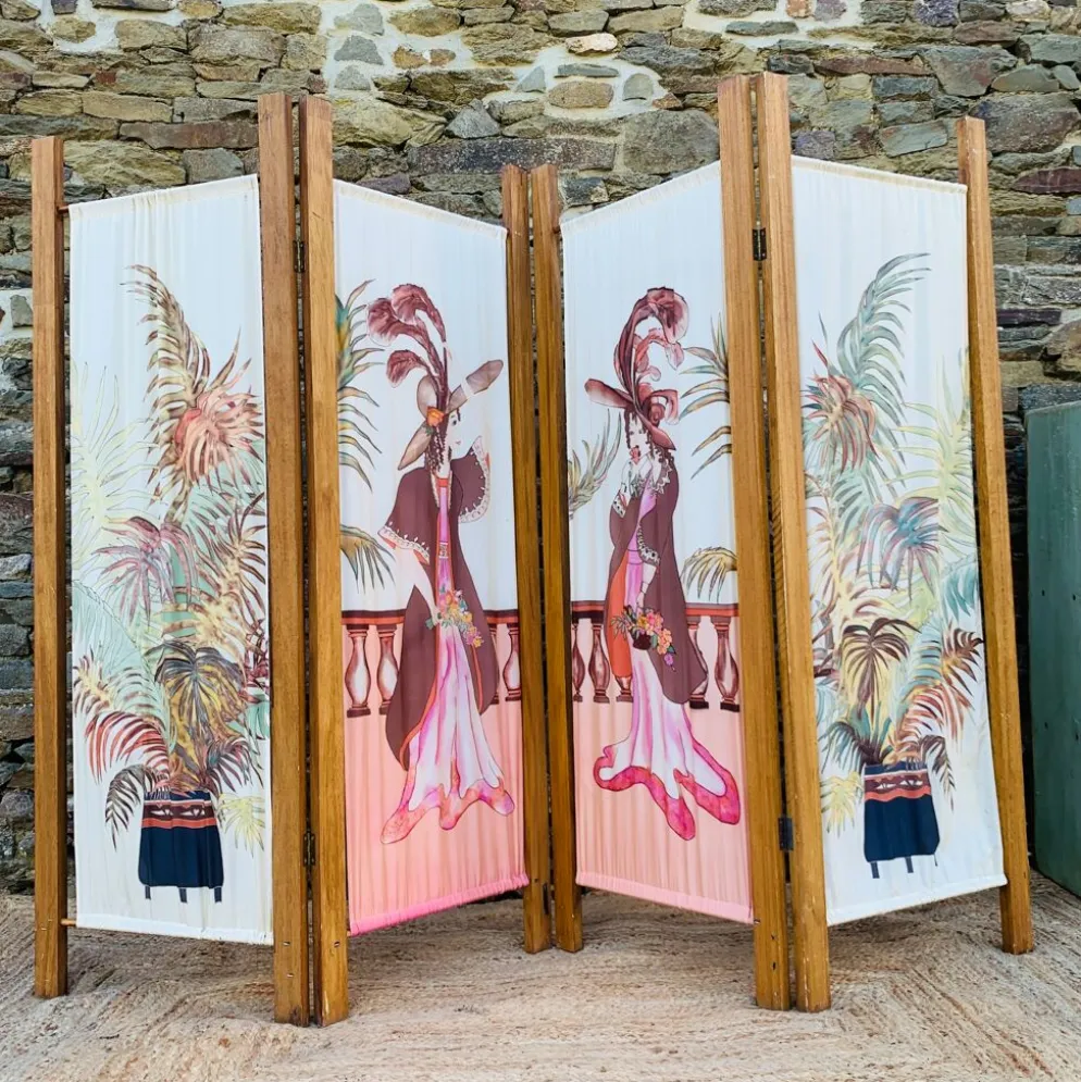 Paravent style art nouveau - 4 pans