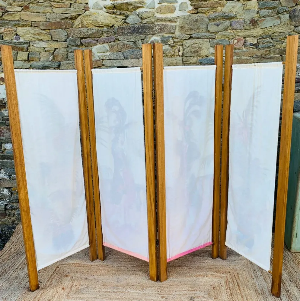 Paravent style art nouveau - 4 pans