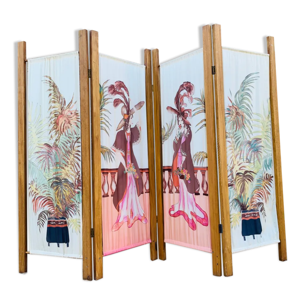 Paravent style art nouveau - 4 pans
