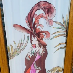 Paravent style art nouveau - 4 pans