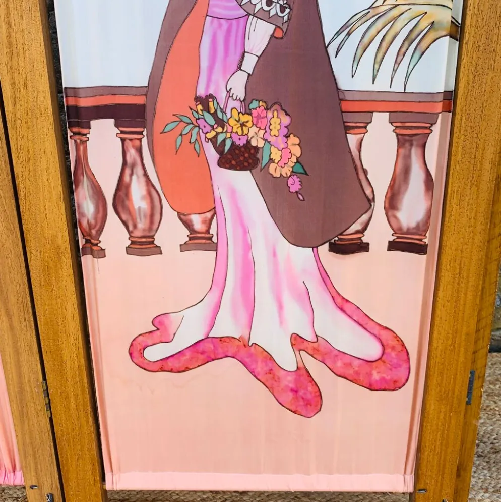 Paravent style art nouveau - 4 pans