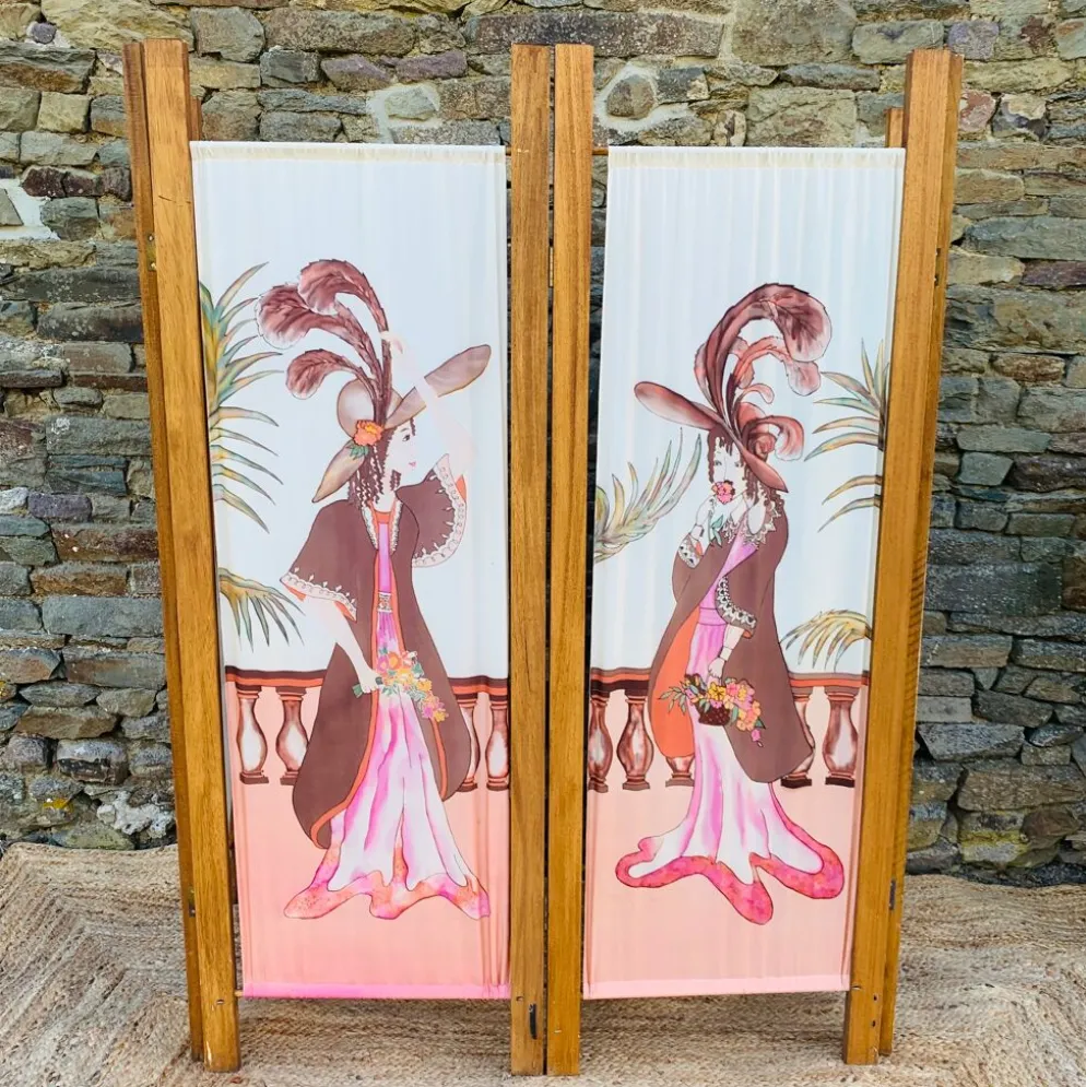 Paravent style art nouveau - 4 pans