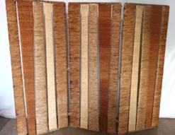 Paravent 3 volets en fibre naturelle