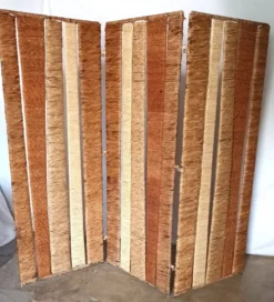 Paravent 3 volets en fibre naturelle