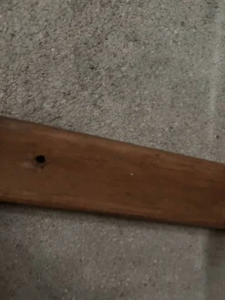 Patère ancienne bois courbé Fischel