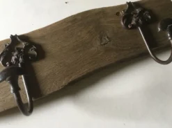 Patère bois & métal