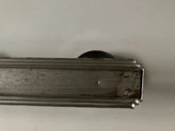 patère de salle de bain de palace chromée art déco 57cm