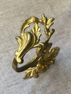 Patère en bronze fin XIXe