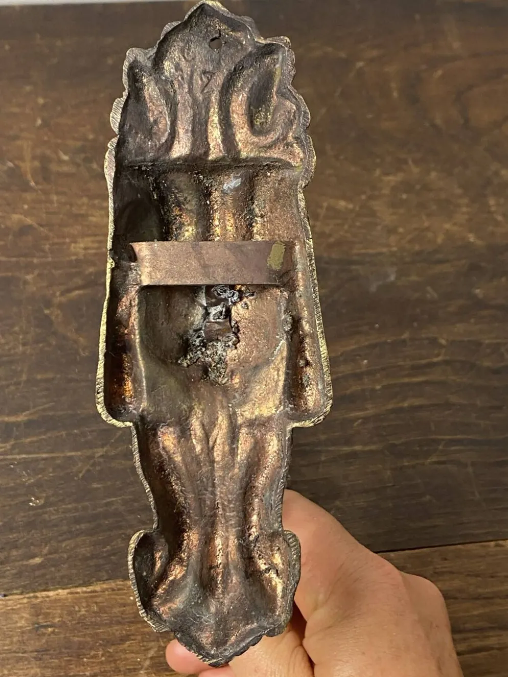 Patère en bronze, XIXe