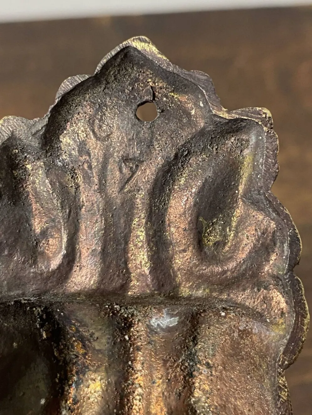 Patère en bronze, XIXe
