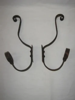 Patère en métal 1950