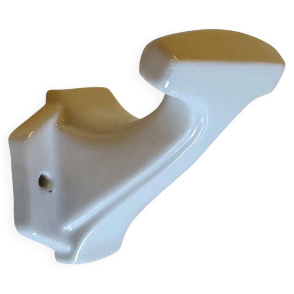 Patère en porcelaine Art-déco - mid.XXeme