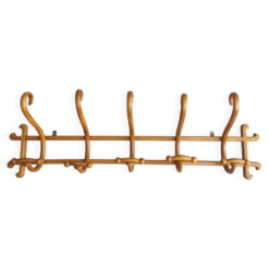 Patère murale de thonet à 5 esses, 1900 ca