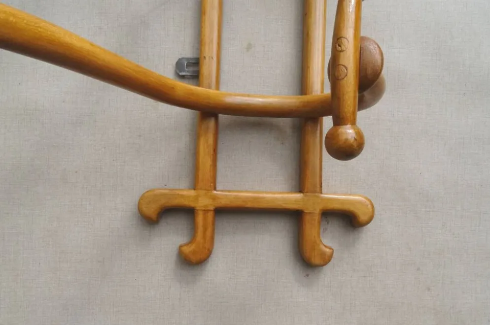 Patère murale de thonet à 5 esses, 1900 ca