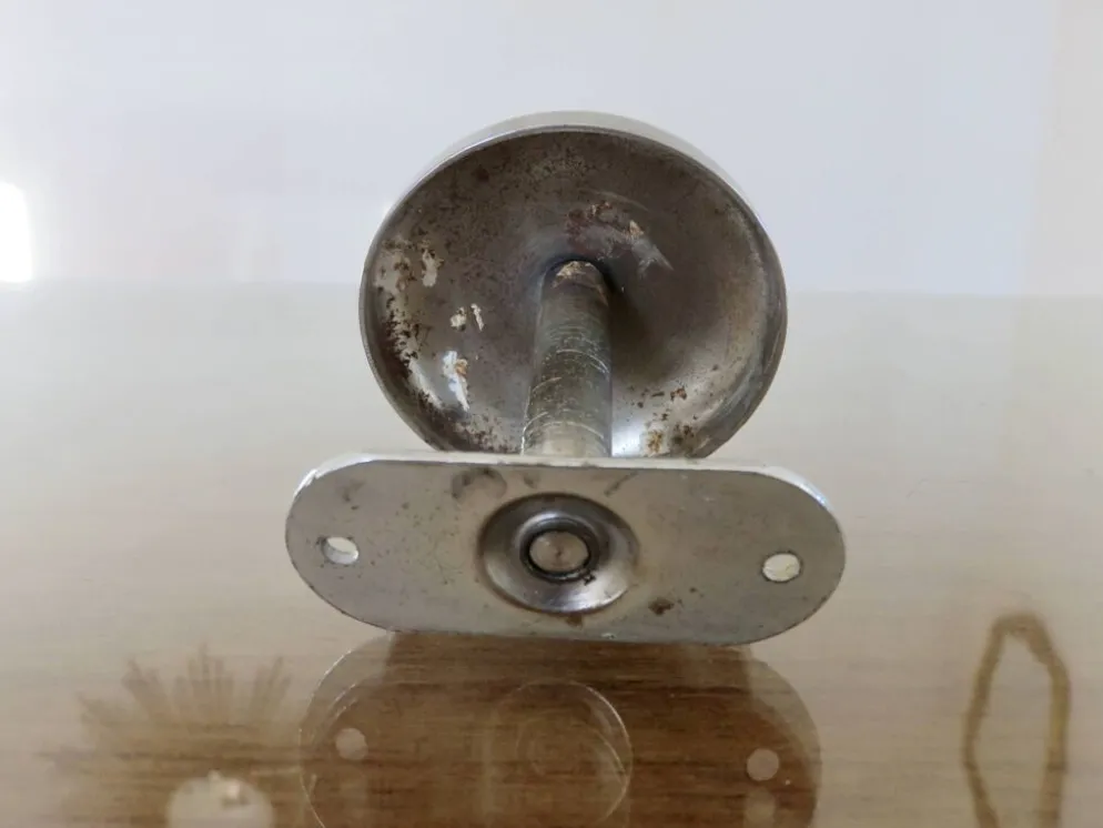 Patère murale, porte manteau en métal chromé, minimaliste, années 60 70