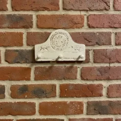 Patère murale vintage bohème – bois patiné, pièce unique