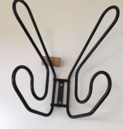 Patère noire Ikea Vintage 1980 style Memphis