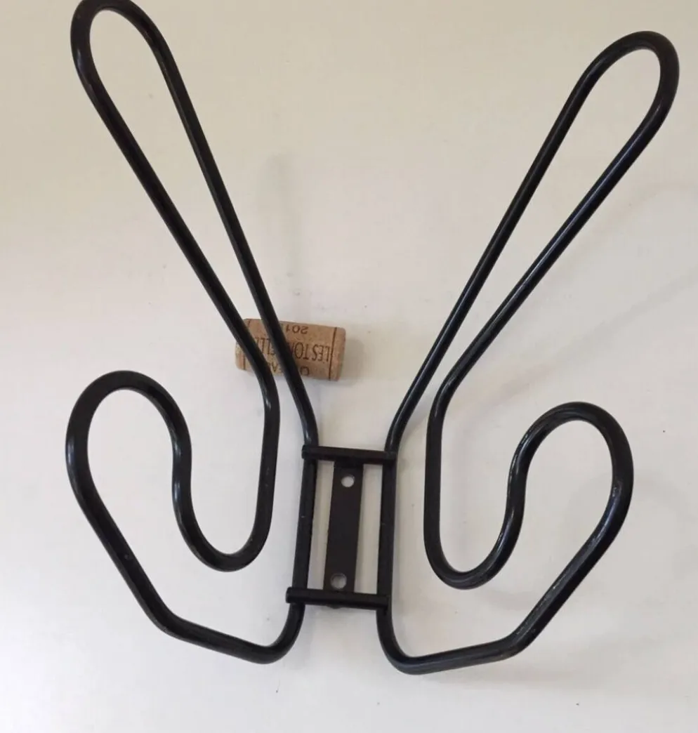 Patère noire Ikea Vintage 1980 style Memphis