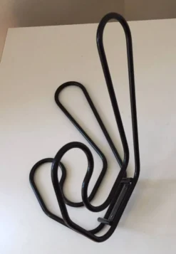 Patère noire Ikea Vintage 1980 style Memphis