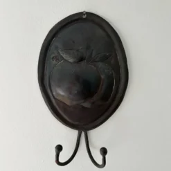 Patère pommes en fer forgé