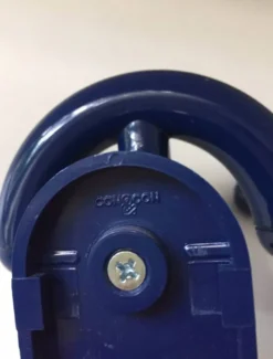 Patère porte manteau Arco bleu vintage design Italy Luigi Caramella