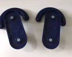 Patère porte manteau Arco bleu vintage design Italy Luigi Caramella