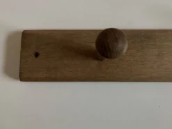 Patère porte manteau mural en chêne moderniste L53,5cm
